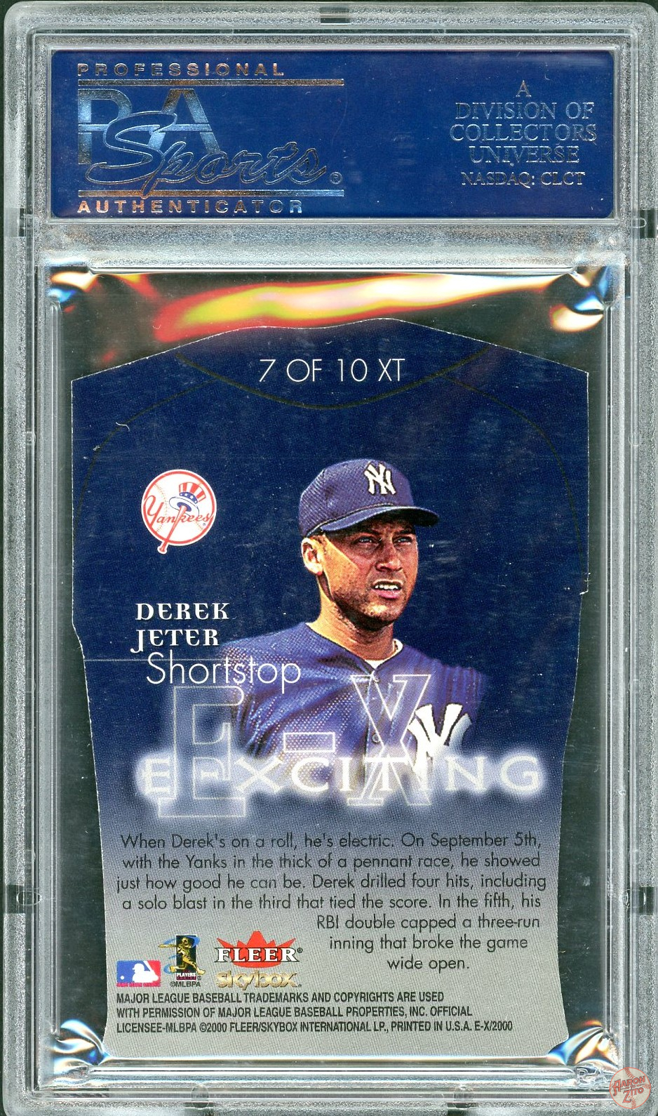 Pop! Derek Jeter