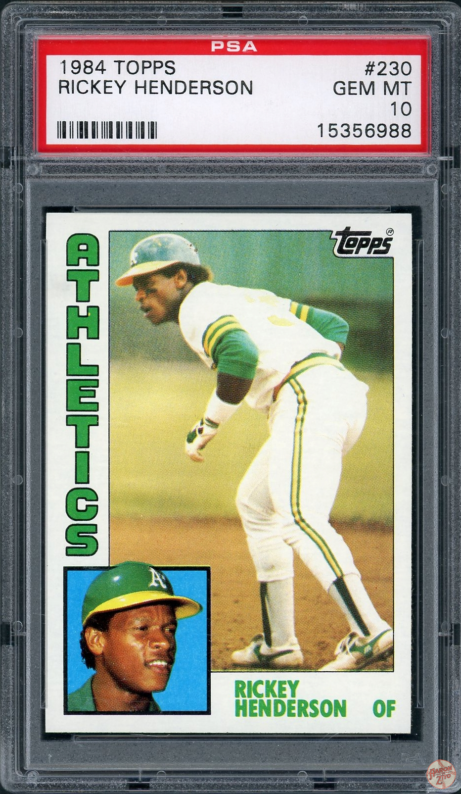 Rickey Henderson 1980 Topps PSA 10 –