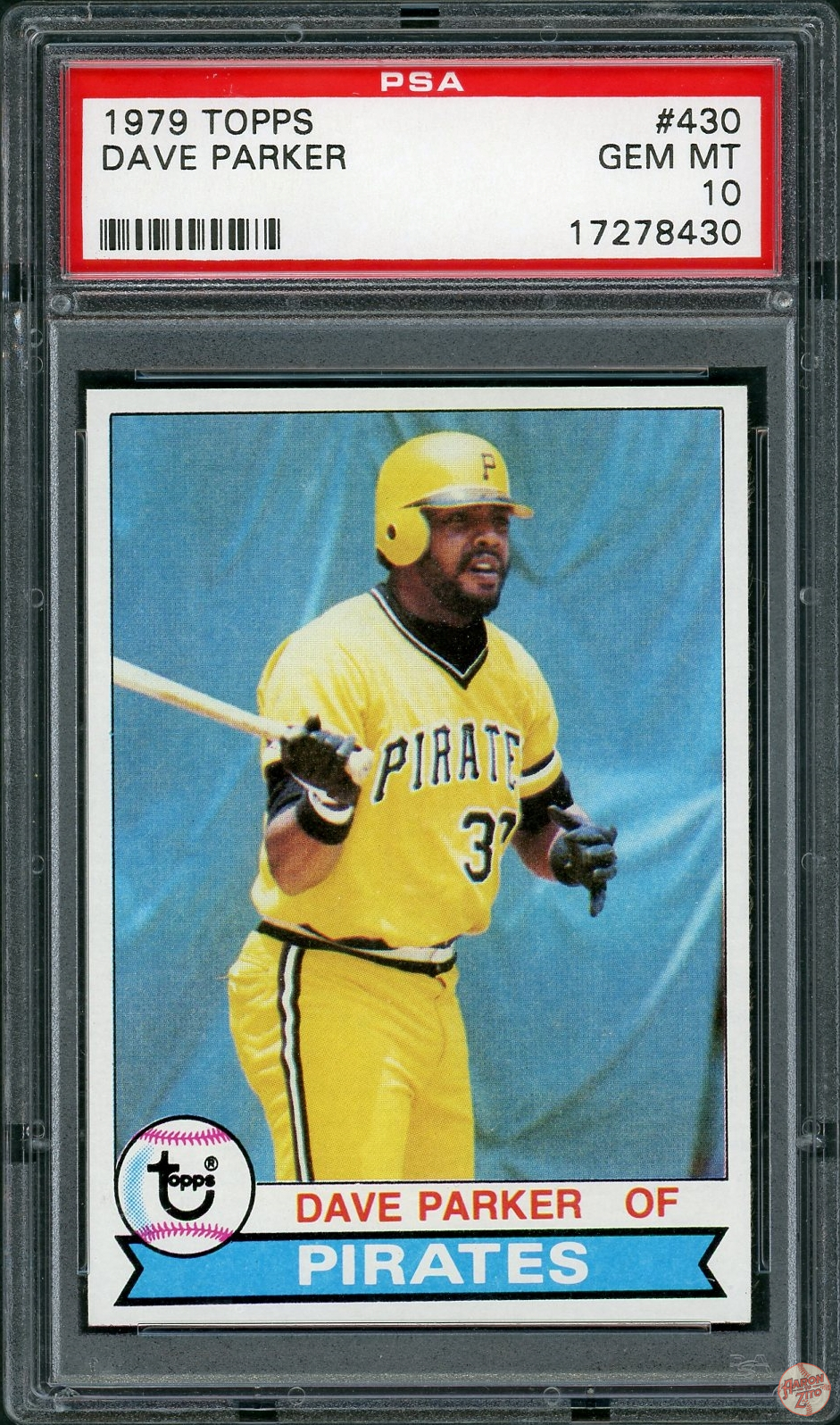 1979 Topps Baseball #430 Dave Parker PSA 10 (GEM MT)