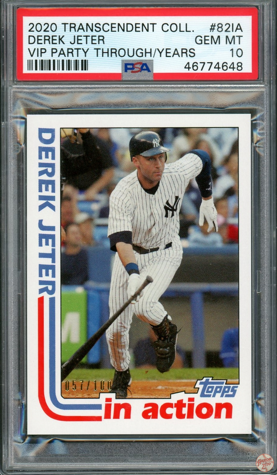 Pop! Derek Jeter