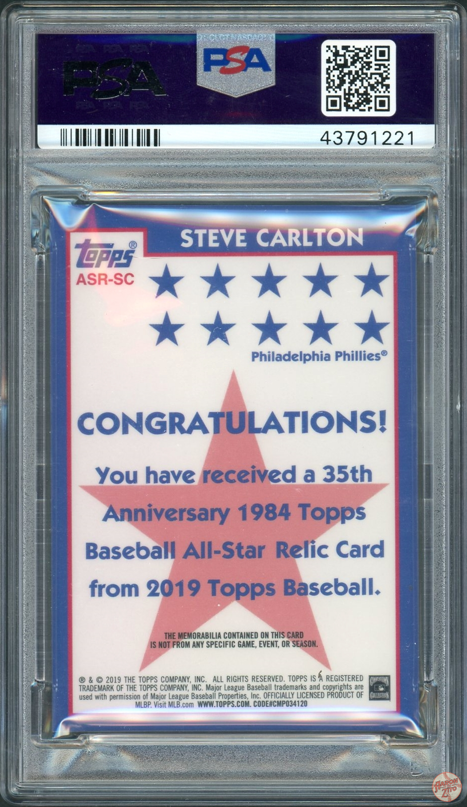 1984 Topps Steve Carlton