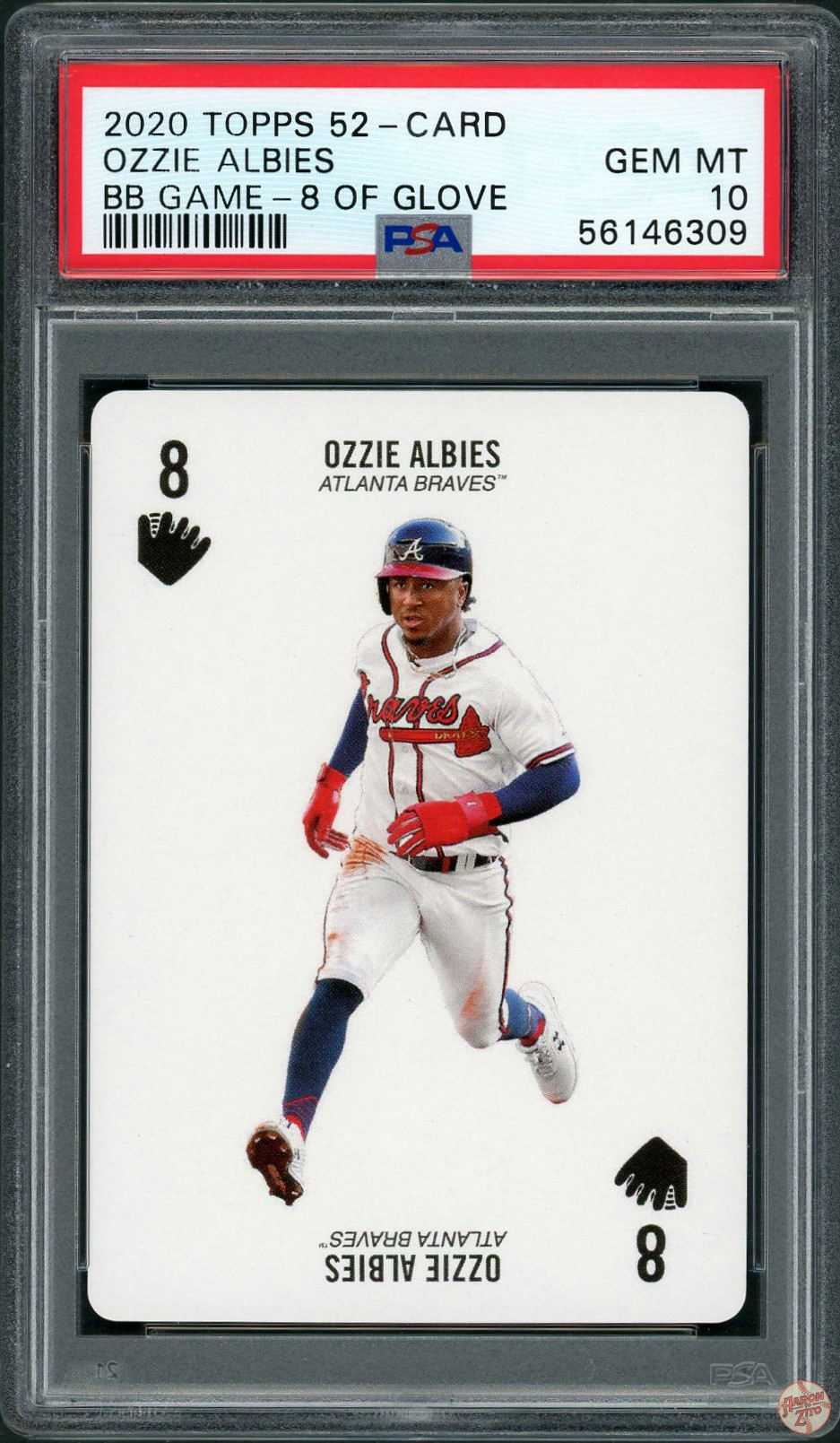 Ozzie Albies Signed Jersey (PSA)