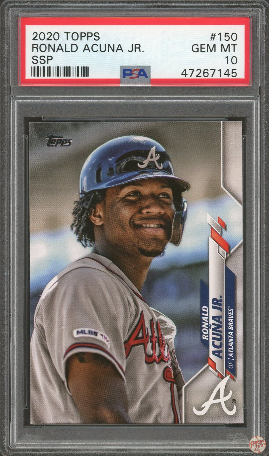 2020 Topps SSP Ronald Acuna Jr. #150 PSA 10 POP 26 (145) – Aaron to Zito